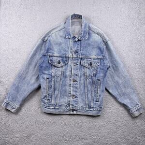 VTG Levis Jean Jacket Mens XS Blue 80s Made In USA Type 3 Denim Trucker 0214